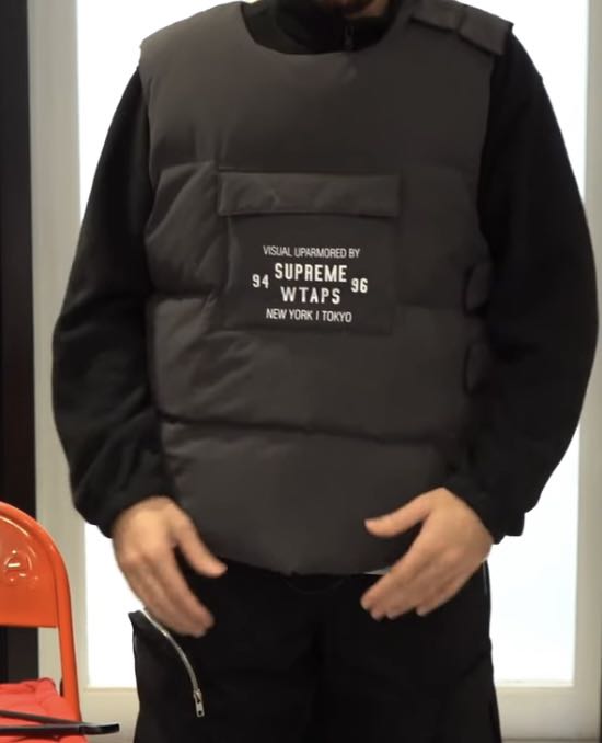 Supreme / WTAPS Tactical Down Vest Black