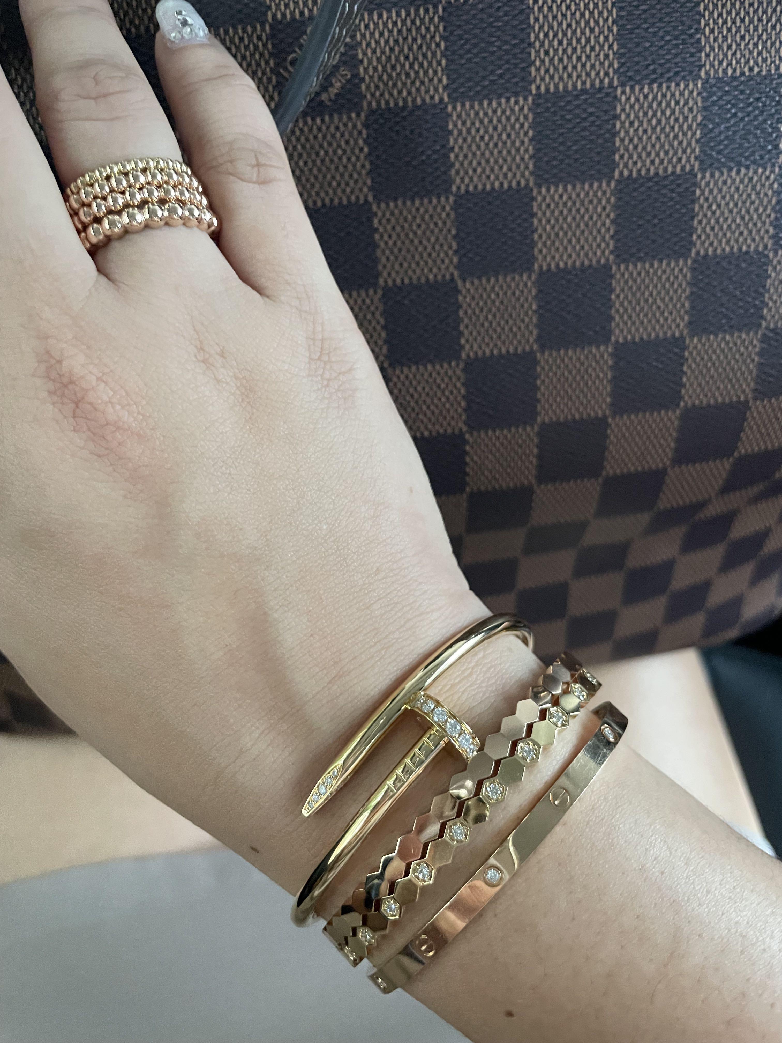 Gold honeycomb bracelet hot sale