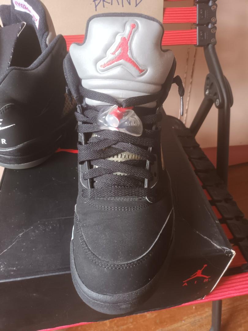 エアジョーダン 5 Retro ブラック Metallic 16年 Size 9 メンズ No Box 海外 即決 Minimilks Com