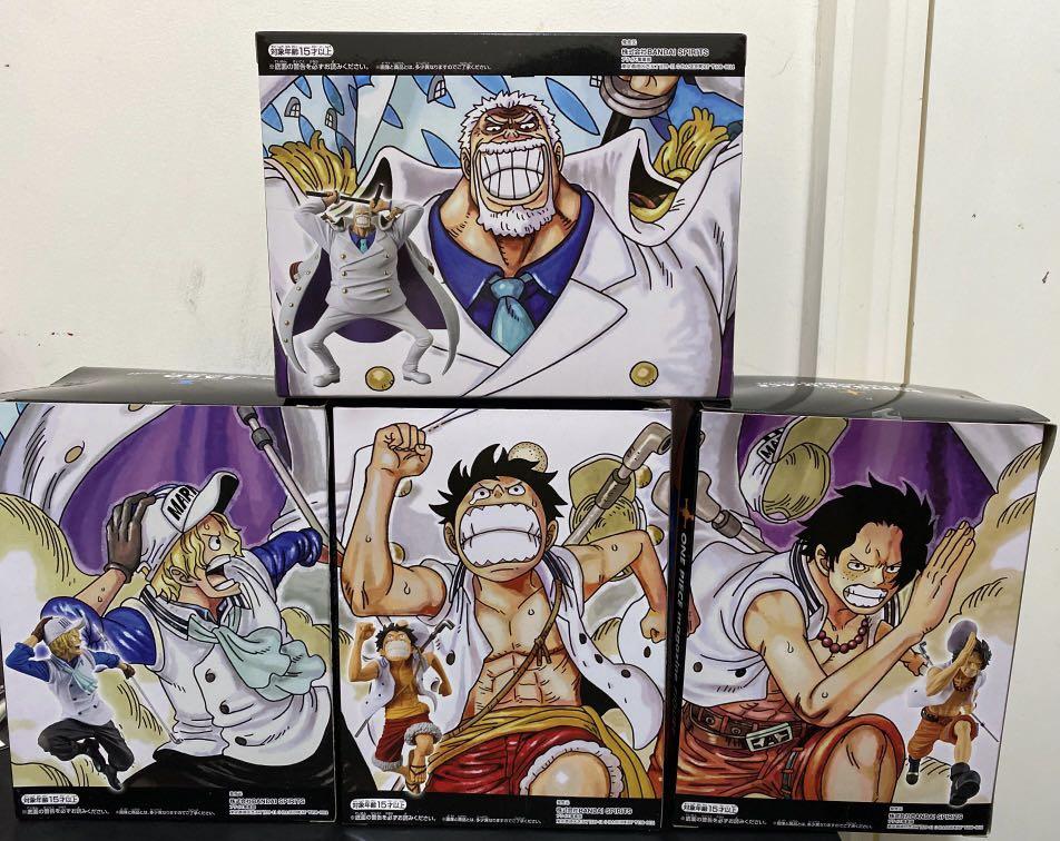 海賊王三兄弟 海軍卡普一套 路飛 興趣及遊戲 玩具 遊戲類 Carousell