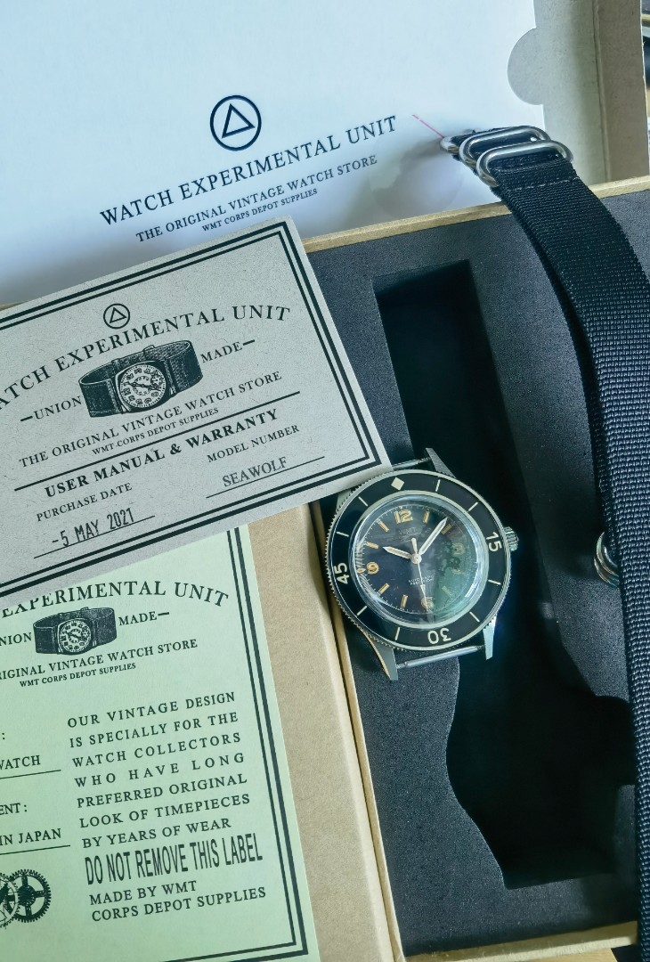 全新 Full Set WMT Seawolf 50 Limited, 男裝, 手錶及配件, 手錶 - Carousell