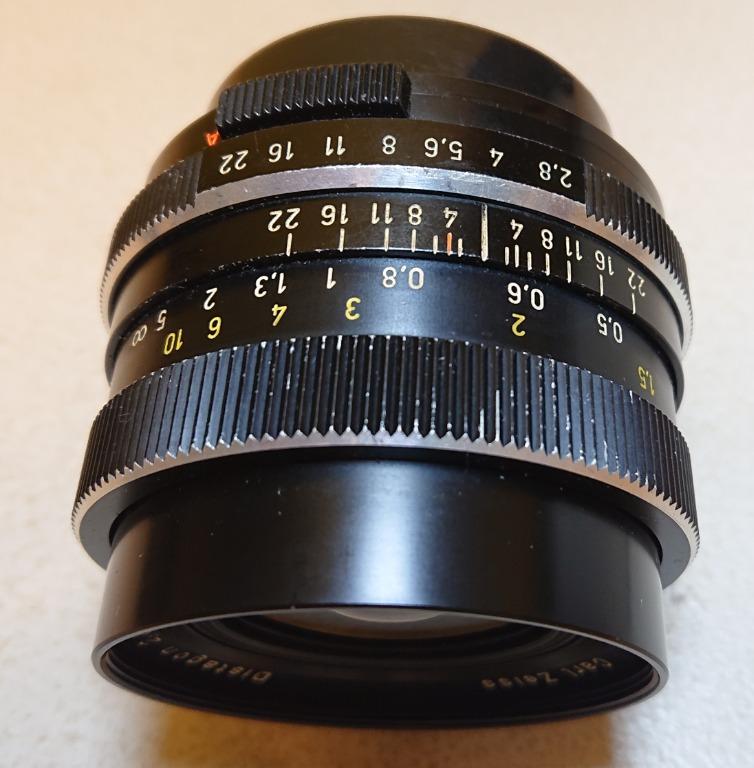西德製Rollei Carl Zeiss Distagon 35mm f/2.8 (QBM), 攝影器材, 鏡頭