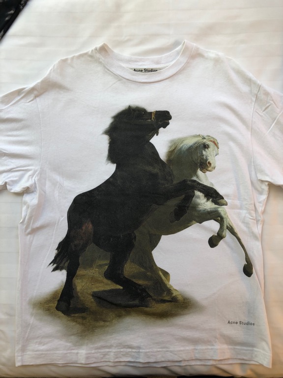 Acne Studios Tee, 男裝, 上身及套裝, T-shirt、恤衫、有領衫- Carousell