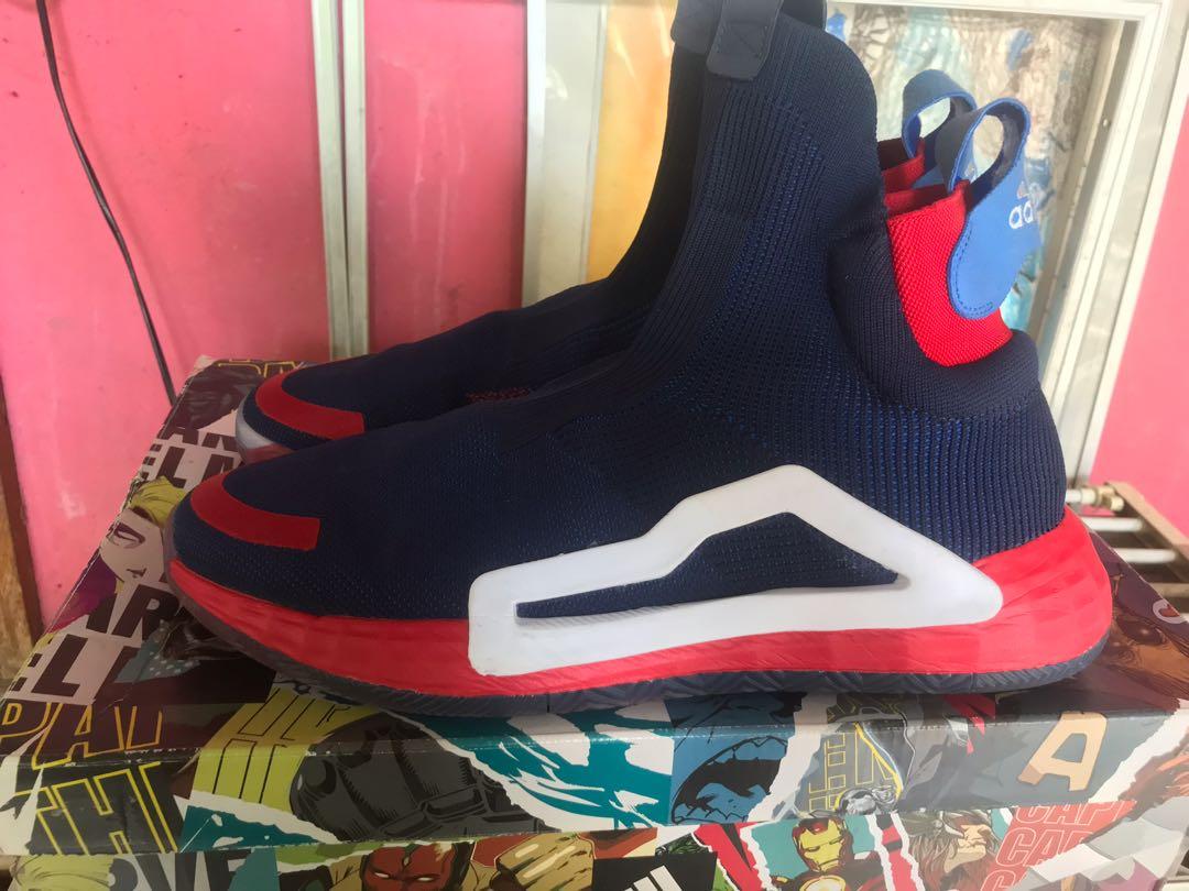 Adidas Next Captain America Size 12 Marvel Shoes, Men's Sneakers on Carousell