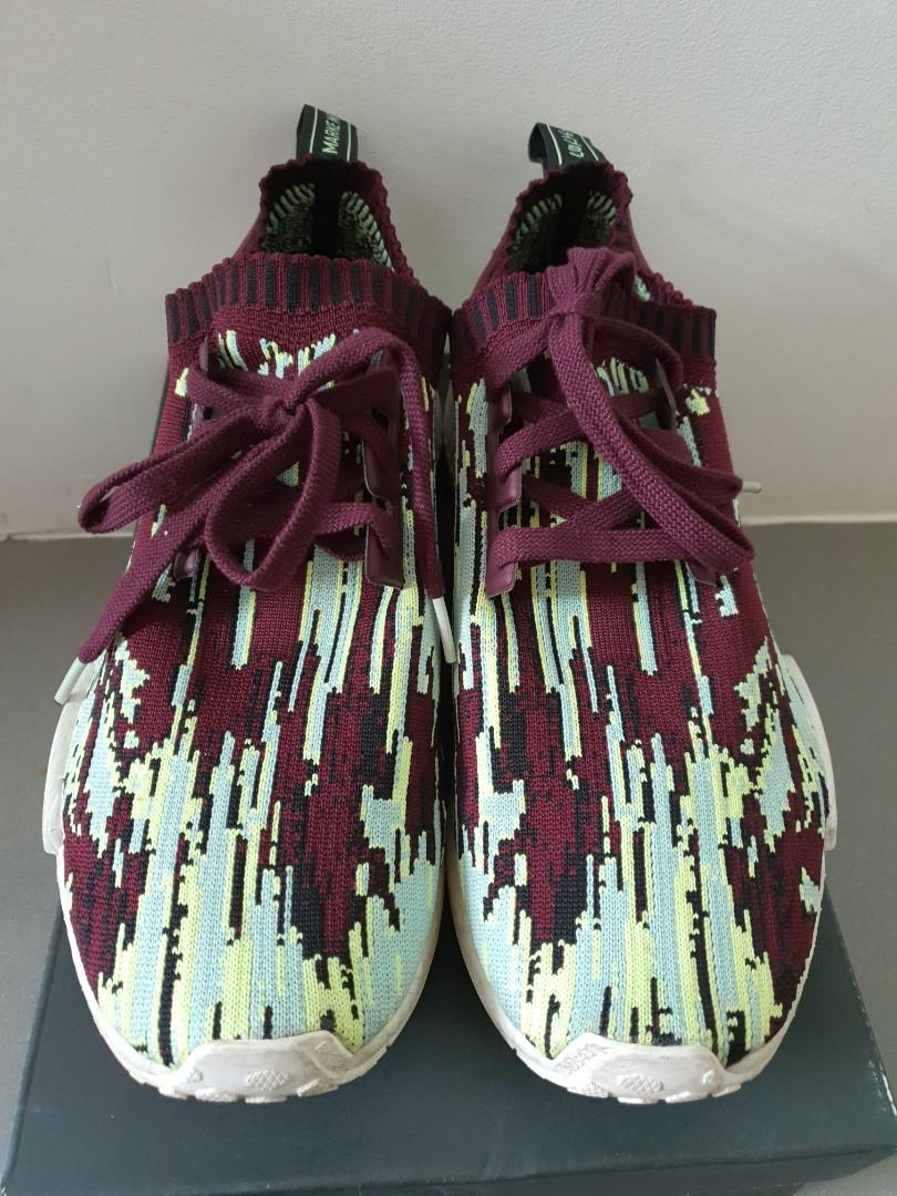 Adidas nmd r1 sns datamosh 2.0 maroon new arrivals