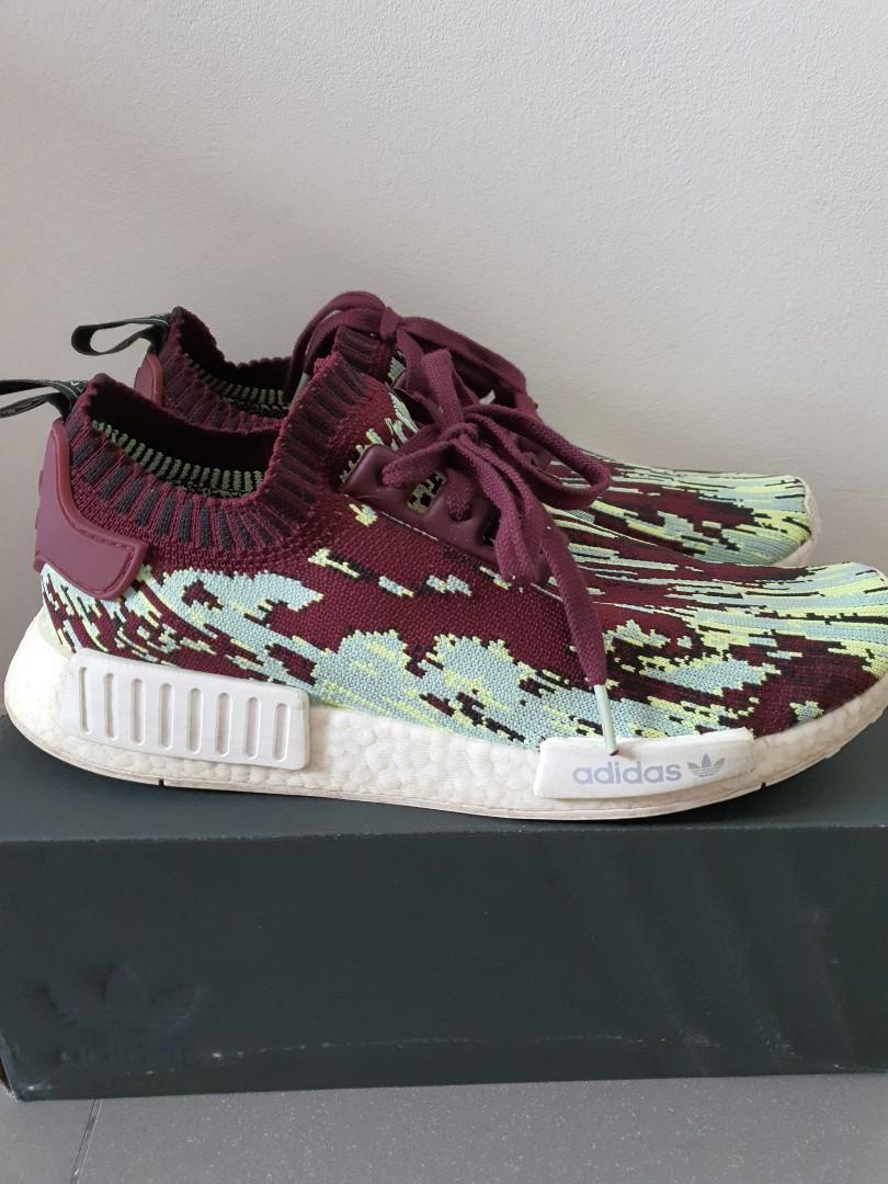 Adidas nmd r1 datamosh 2.0 maroon online