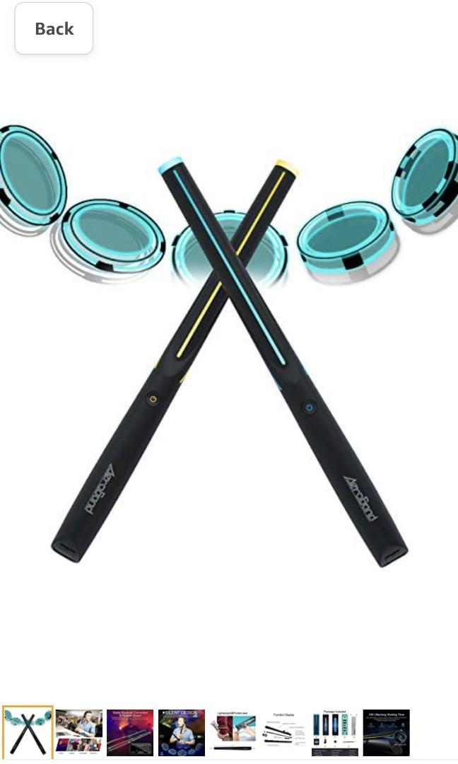 Wireless clearance drum sticks
