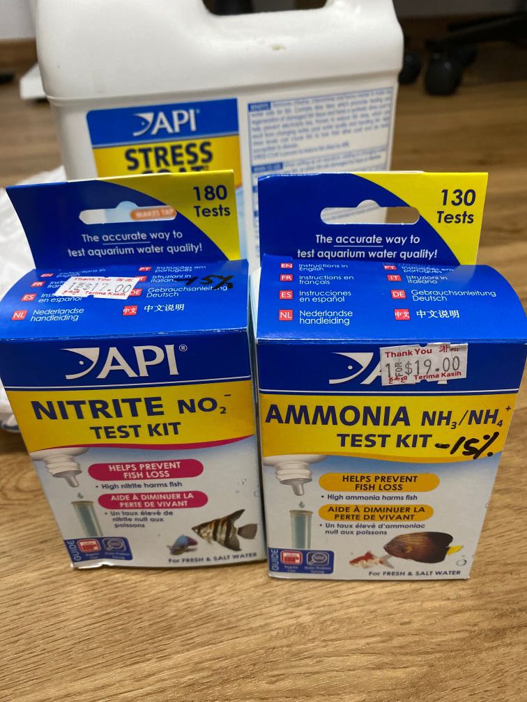 Api Kit 50ch API test kits - nitrite and Ammonia, Pet Supplies, Homes & Other Pet ...