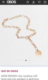 Chanel Gold Letter Crystal Flower Pendants Chain Necklace