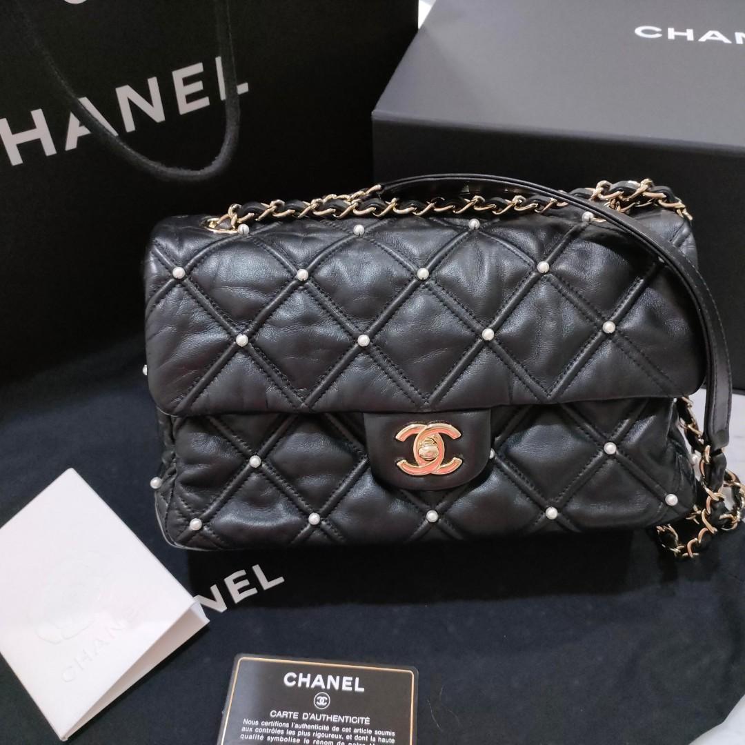 Authentic Chanel Pearl Bag Women S Fashion Bags Wallets Cross Body Bags On Carousell