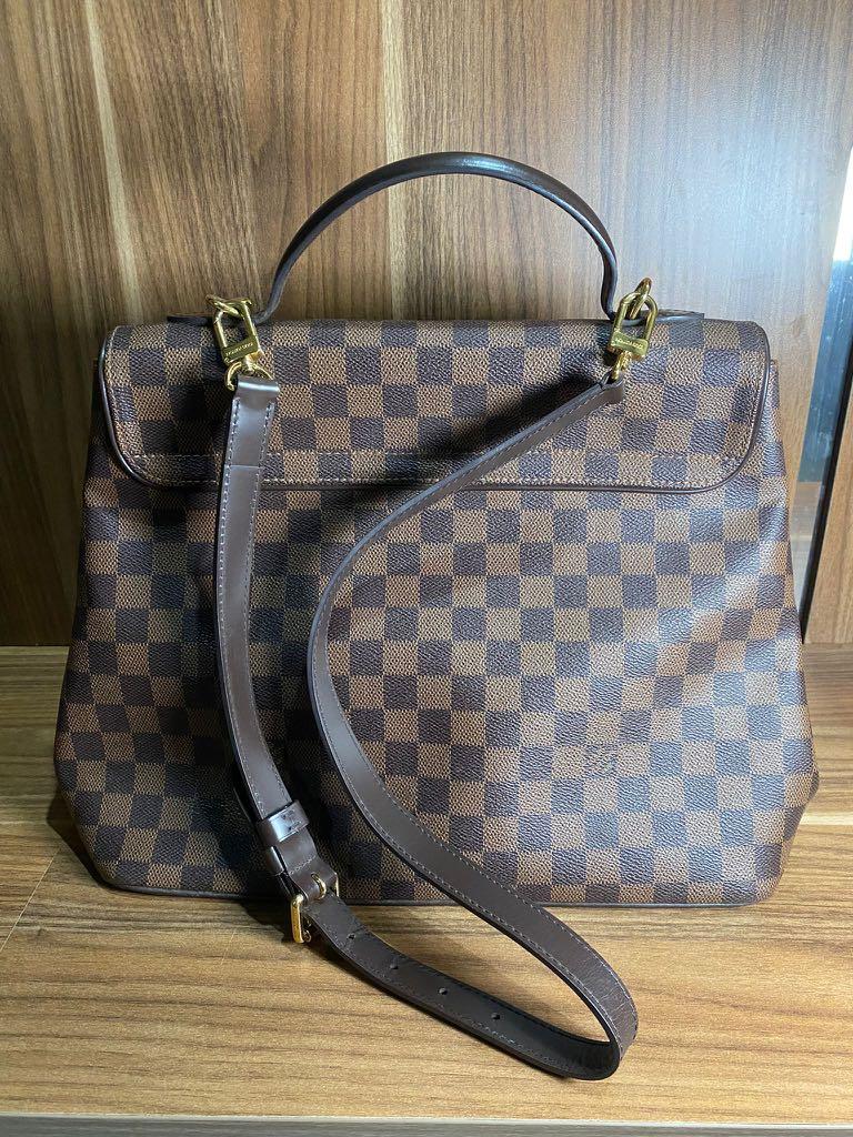 LOUIS VUITTON Damier Ebene Bergamo GM Bag