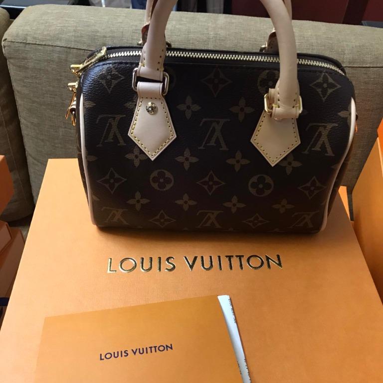 Louis Vuitton Speedy Bandoulière 20 Black Monogram
