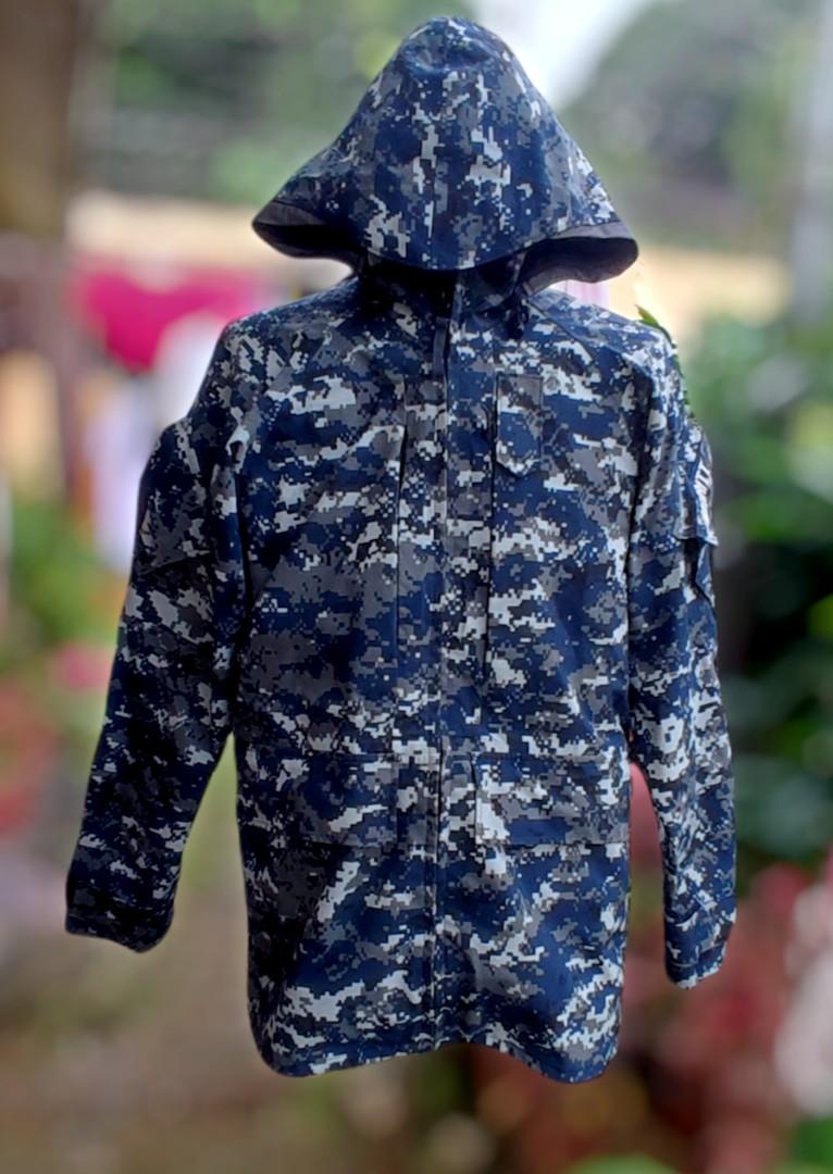 Authentic US Navy Working Parka Waterproof Camouflage With Hood