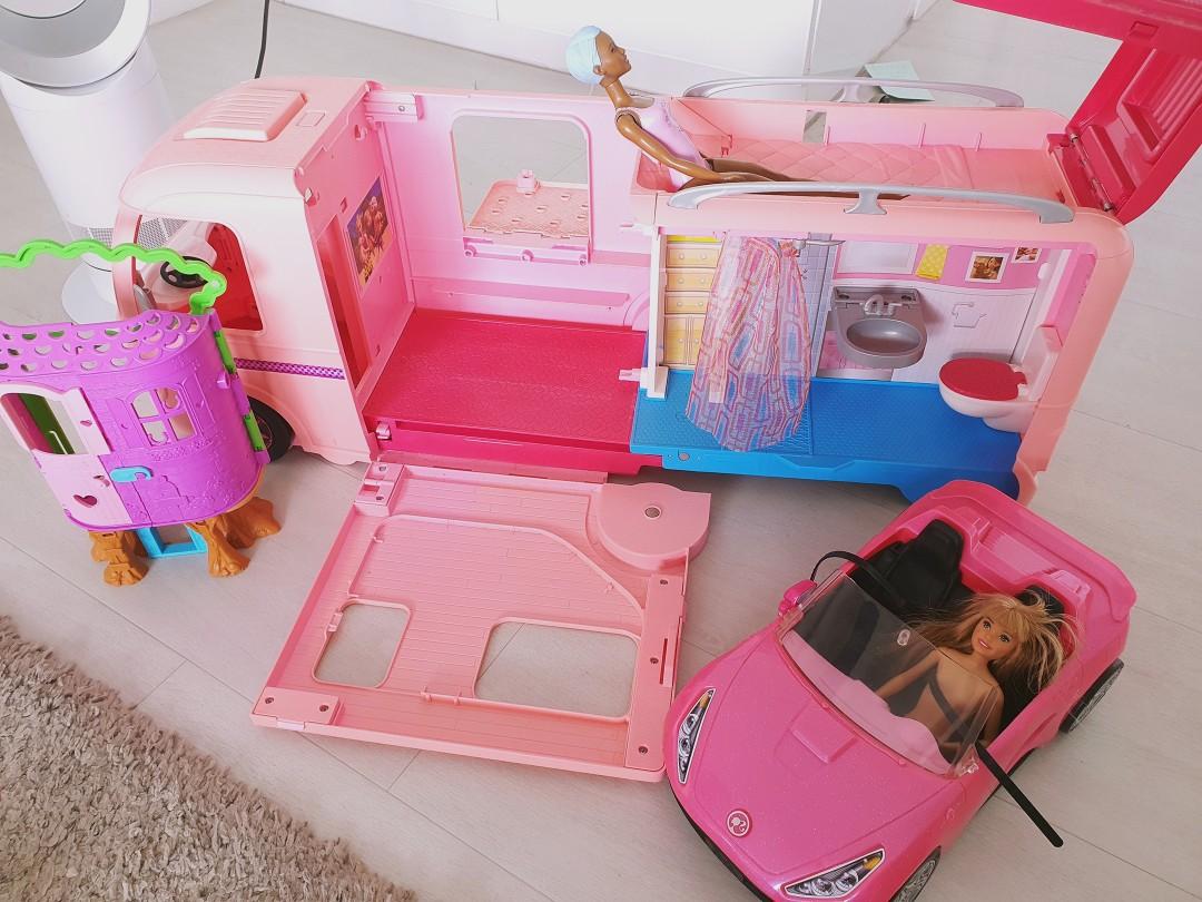 Barbie camper set shop
