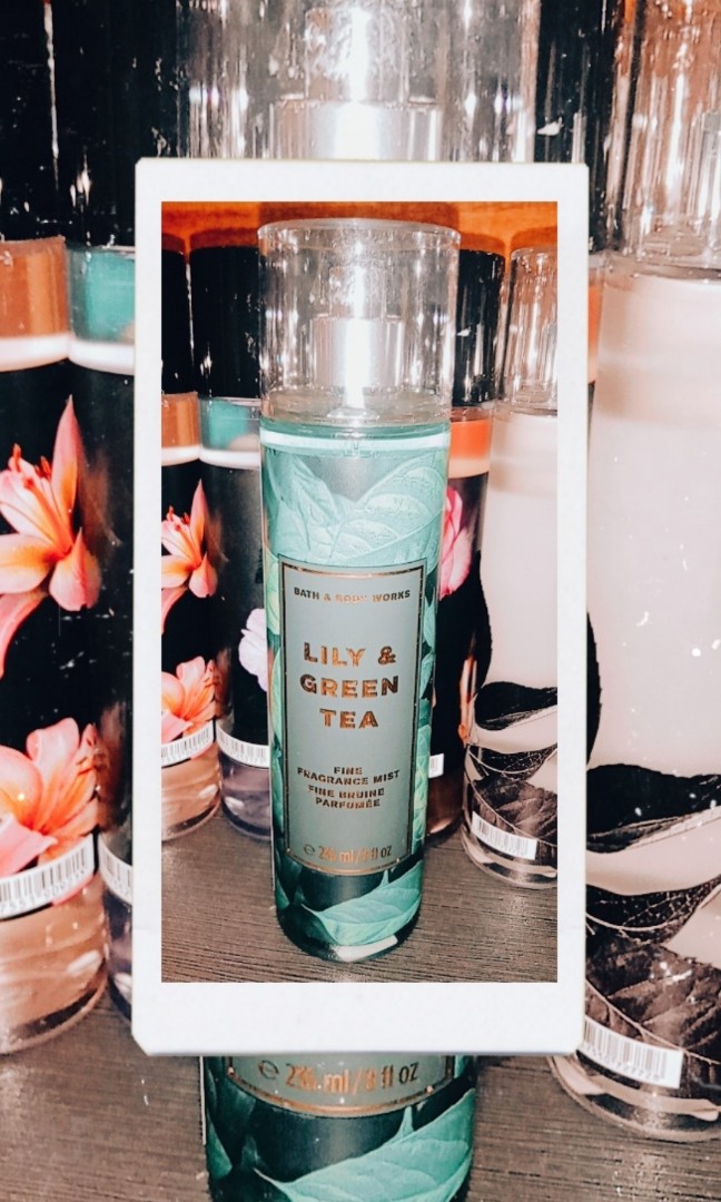 Bath & Body Works Lily & Green Tea Fine Fragrance Mist, Beauty & Personal Care, Fragrance