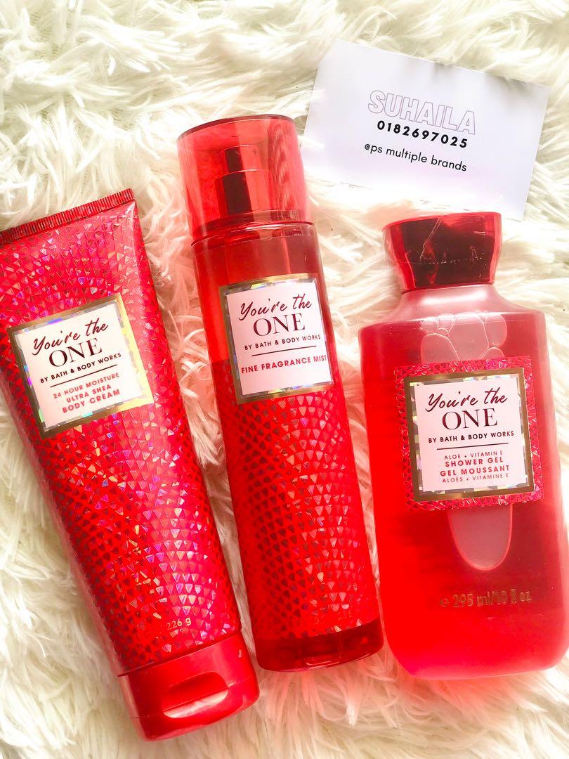 Bath & body works youre the one set, Beauty & Personal Care, Bath