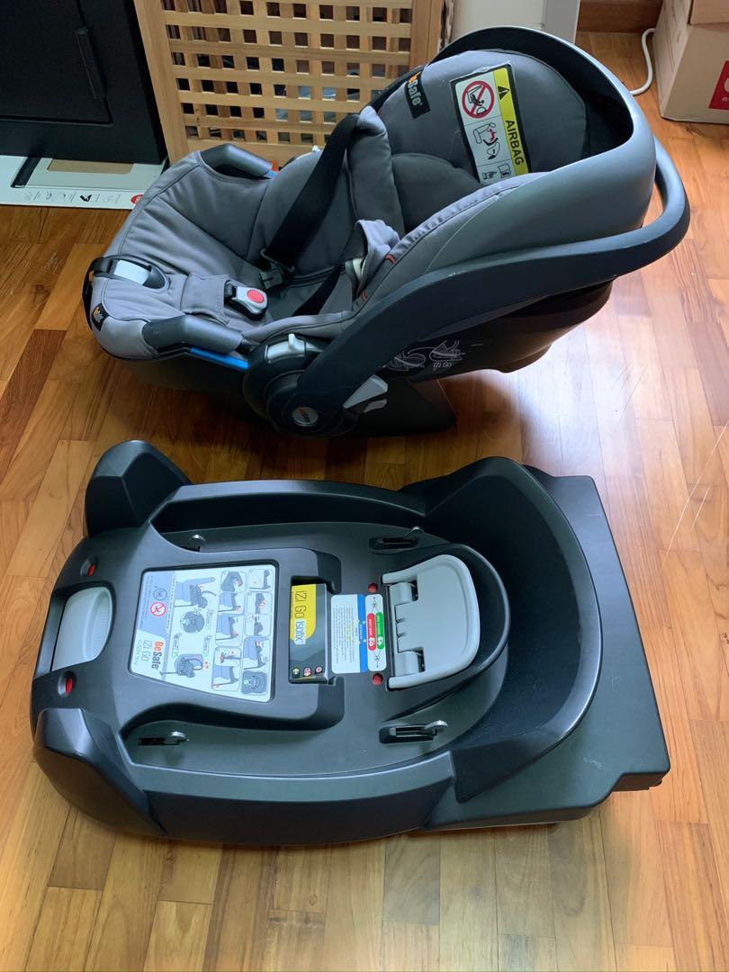 BeSafe Car seat with ISO fix base from birth, Babies & Kids, Going Out