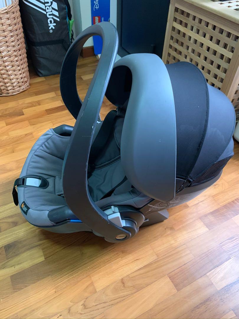 BeSafe Car seat with ISO fix base from birth, Babies & Kids, Going Out