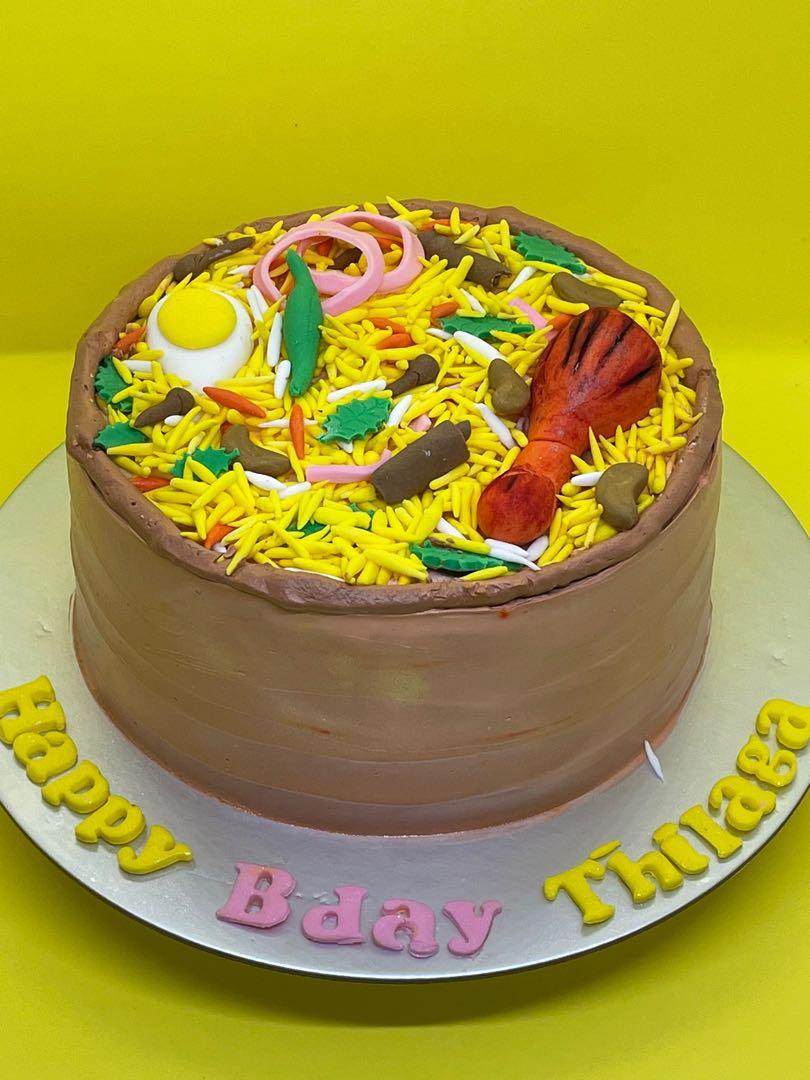 Biryani Theme Cake|Online Cake Delivery Hyderabad|CakeSmash.in