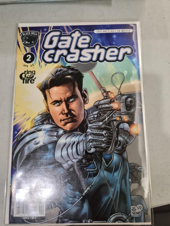 BLACKBULL COMICS GATECRASHER (2000) 1-2 (Category: Comics & Manga) located in Manila. Submitted by edisontee (Listing ID 1129700688, Image 2). Description: BLACKBULL COMICS GATECRASHER (2000) 1-2 all in good conditions.