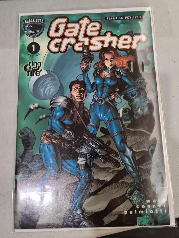 BLACKBULL COMICS GATECRASHER (2000) 1-2 (Category: Comics & Manga) located in Manila. Submitted by edisontee (Listing ID 1129700688, Image 1). Description: BLACKBULL COMICS GATECRASHER (2000) 1-2 all in good conditions.