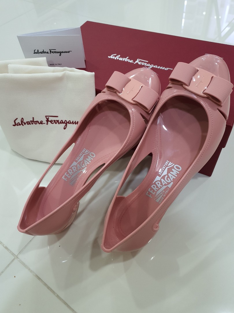 Ferragamo vara jelly shoes sales