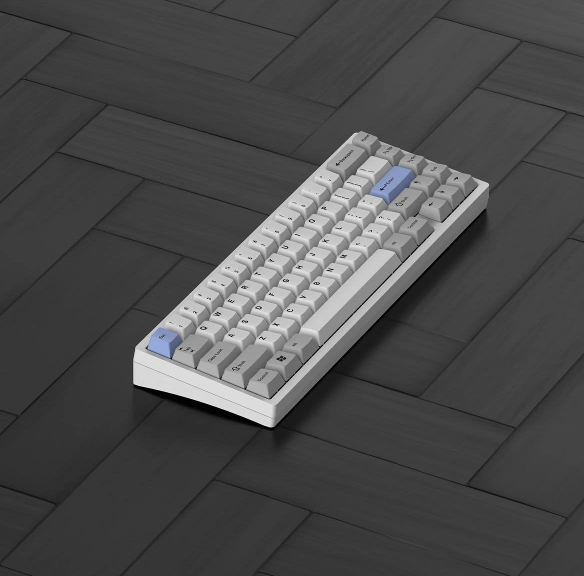 KBD67 Lite R3 Mechanical Keyboard DIY Kit - Transparent Black (KBDFans)