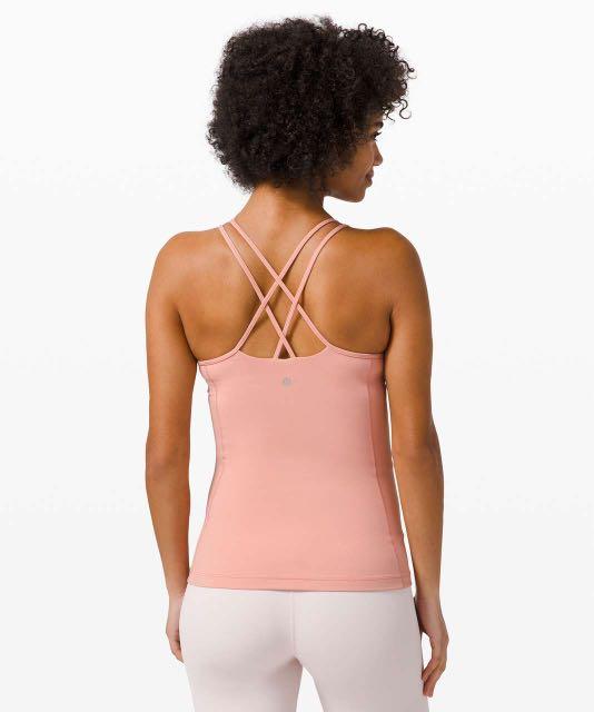 Lululemon Free To Be Tank Nulu Pink Pastel Size 6 BNWT Yoga Top Women s Fashion Activewear on Carousell