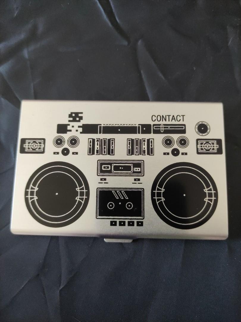 Boombox decal card holder, Men's Fashion, Watches & Accessories