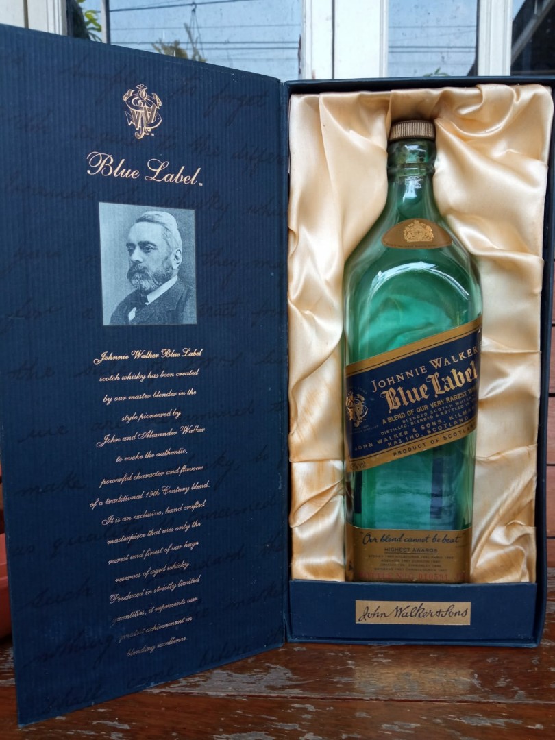 Botol Bekas Minuman Jw Blue Label