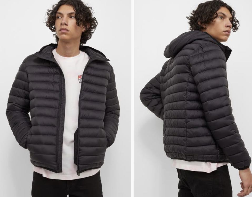 H and m mens puffer jacket discount