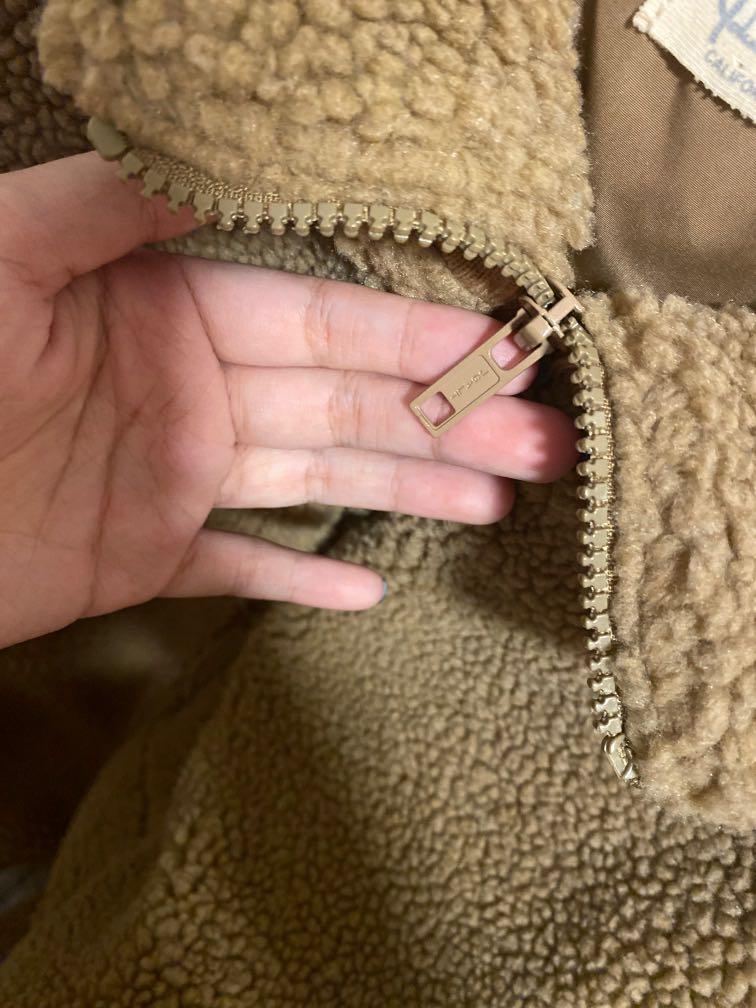 Brandy melville discount willow shearling jacket