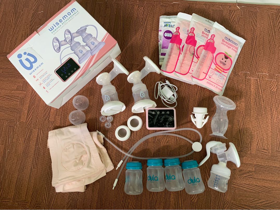 Breastpump set, Babies & Kids, Nursing & Feeding, Breastfeeding ...