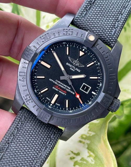 Breitling avenger blackbird titanium on sale
