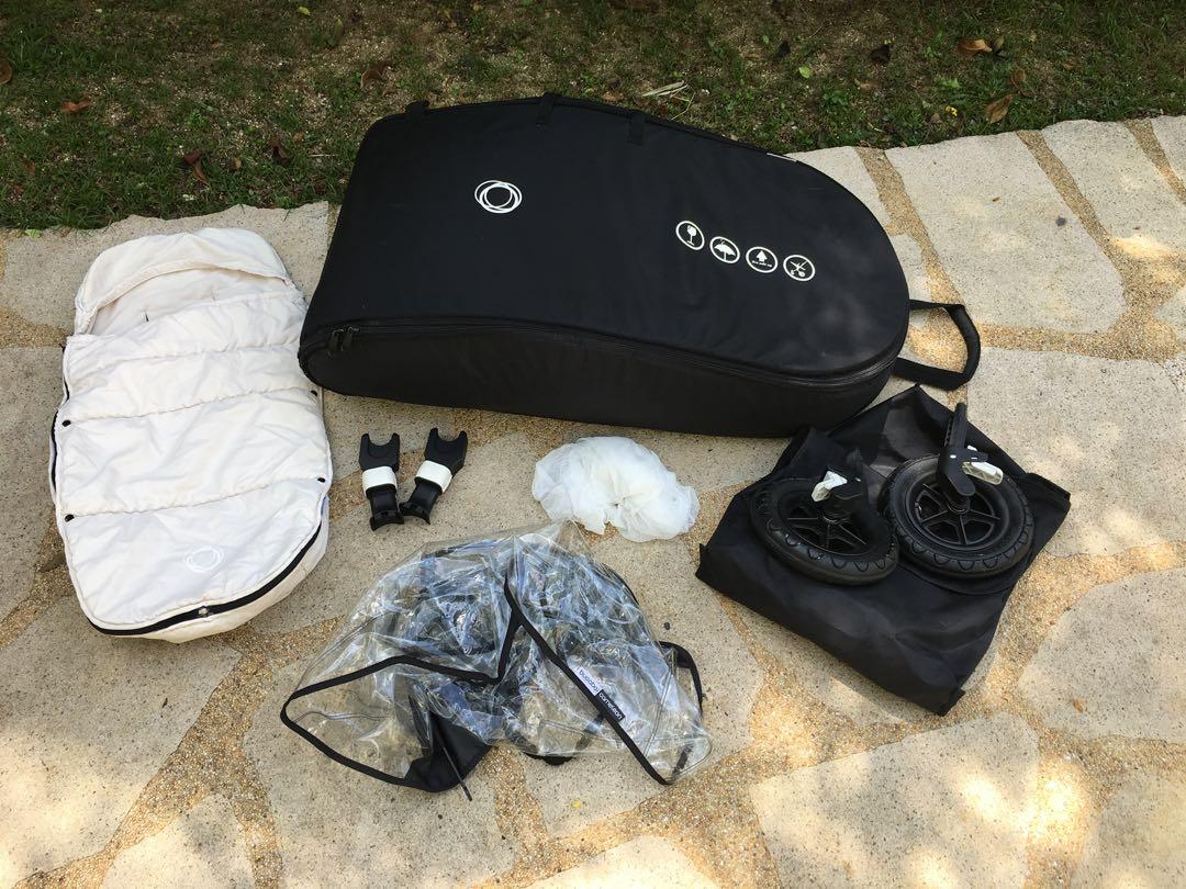 Bugaboo Cameleon with carry case, raincover, cup holder, mosquito net