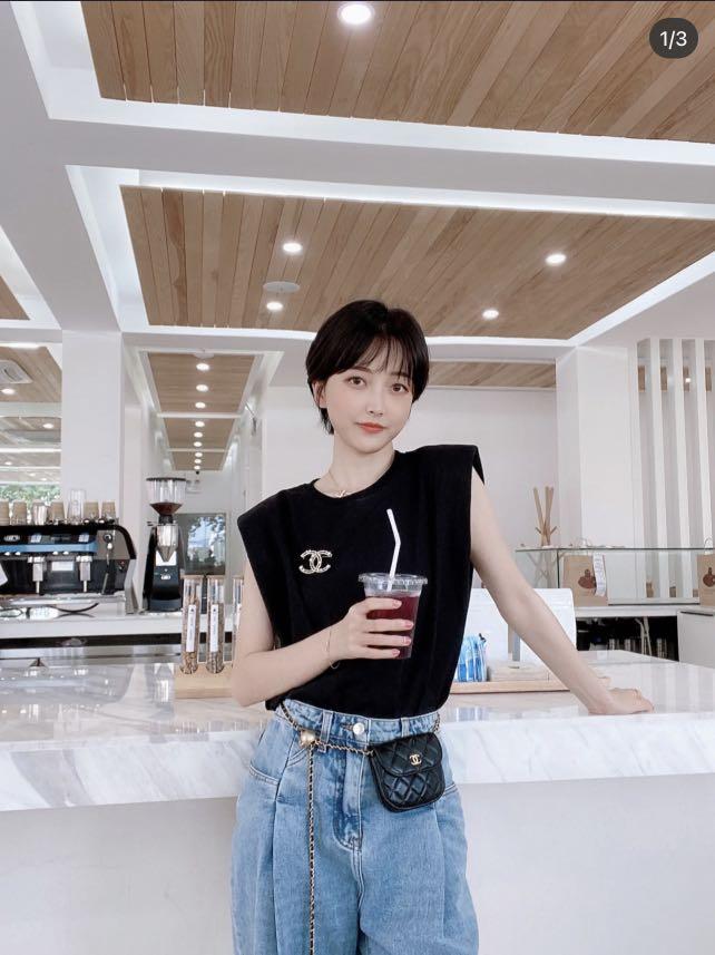 Chanel pearl belt bag shop
