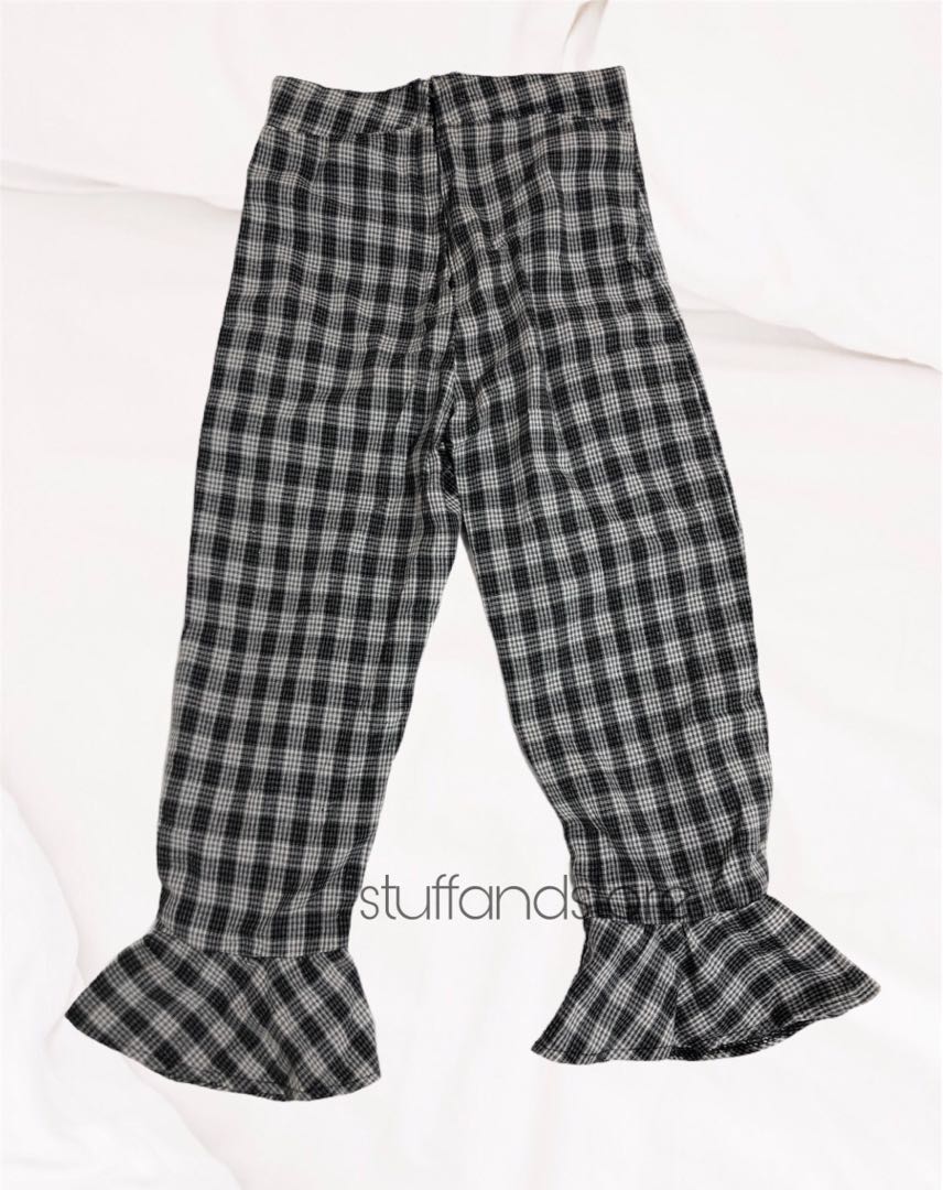 Checkered Truffle Pants, Women's Fashion, Bottoms, Other Bottoms on