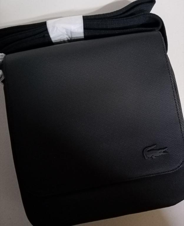 Men's classic petit piqué flap bag on sale