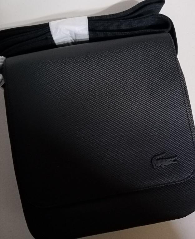 Lacoste Classic Petit Pique Flap Crossbody Black