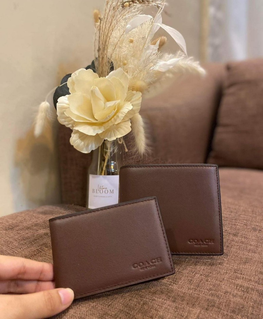 coach two fold wallet