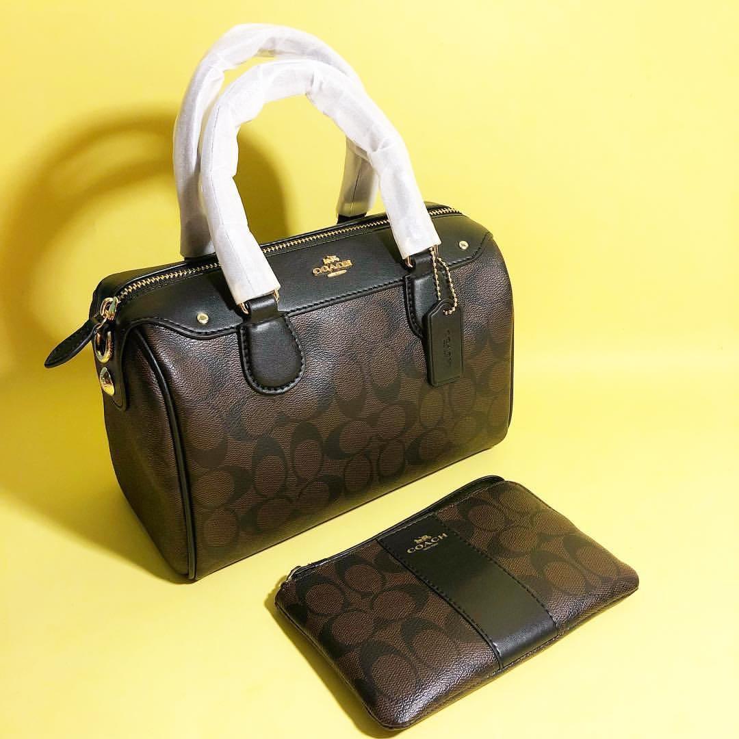 Coach mini discount bennett mahogany