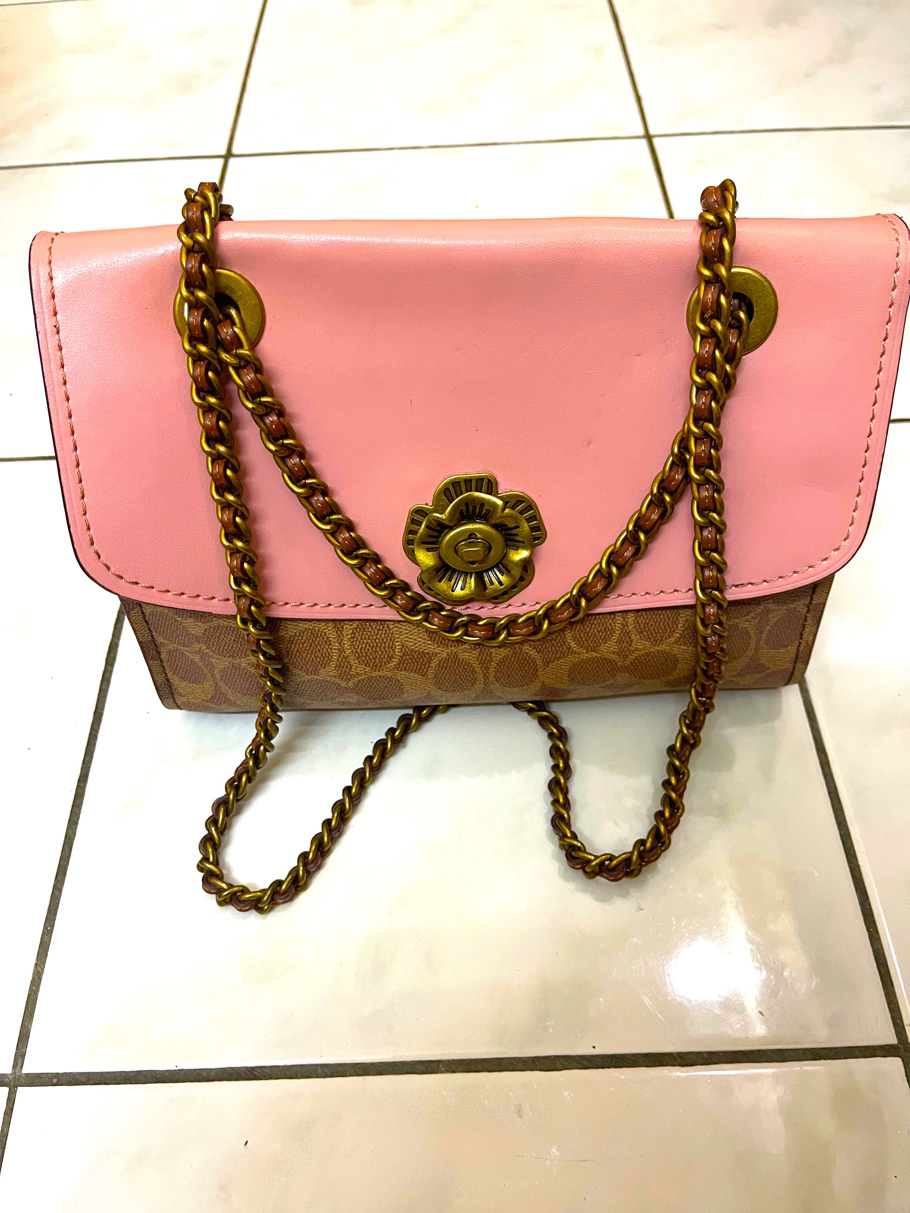 Coach pink parker online