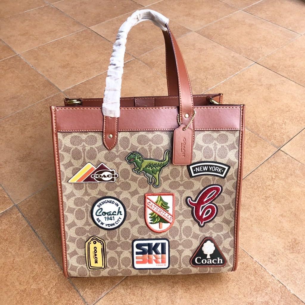Coach Tote Bag With Patches