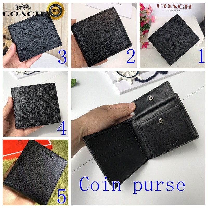 Coach wallet with coin compartment Men s Fashion Watches Accessories Wallets Card Holders on Carousell