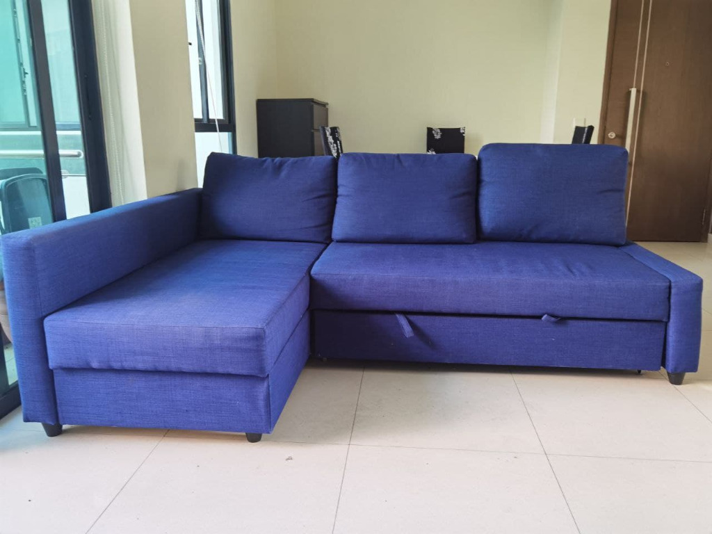 Friheten Corner Sofa Bed With Storage Assembly