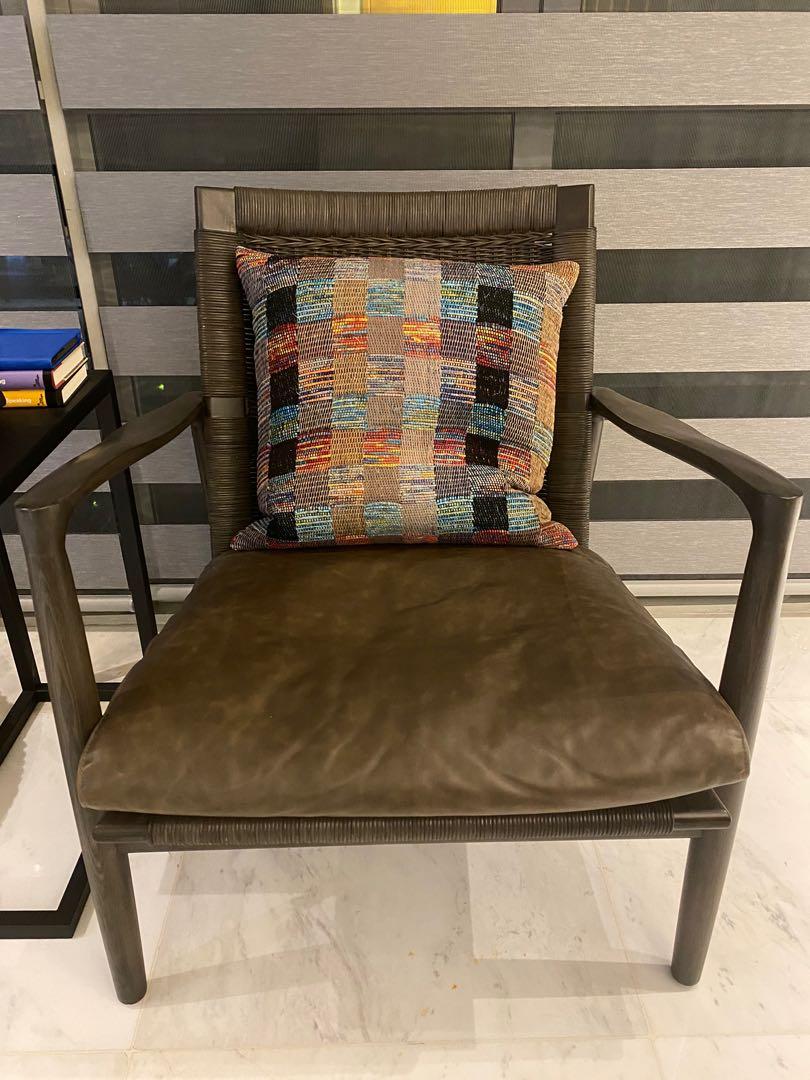 Crate and barrel online woven chair