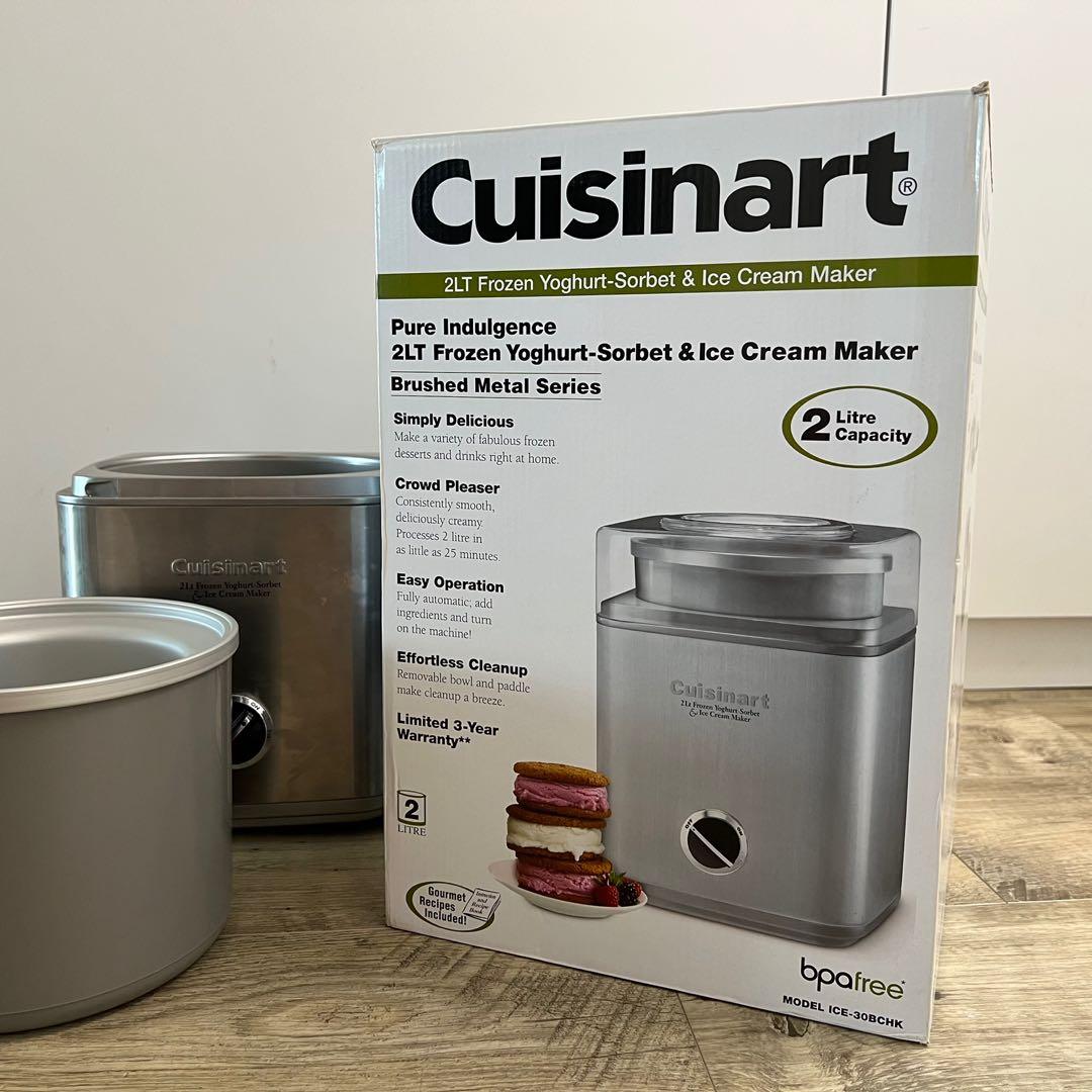 Cuisinart 2 litre top ice cream maker
