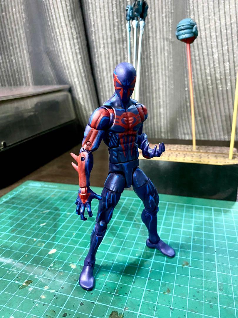 Custom Marvel Legends Retro Collection Spiderman Spider-Man 2099  (Spiderverse, Marvel Comics), Hobbies & Toys, Toys & Games on Carousell