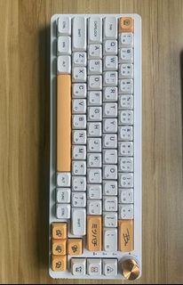 Custom White TM680 Keyboard