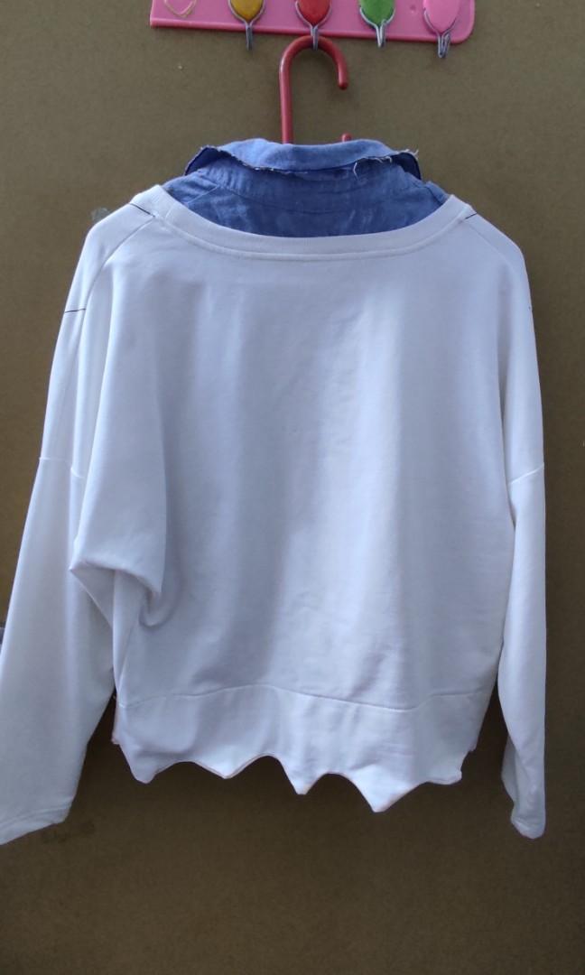 Cute Cat Top Long Sleeve Shirt, Women's Fashion, Tops, Shirts on Carousell